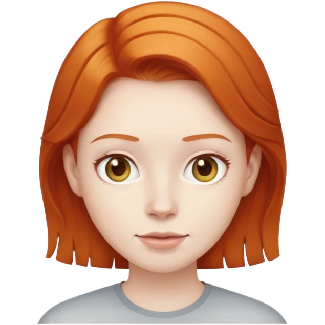 Ginger head emoji