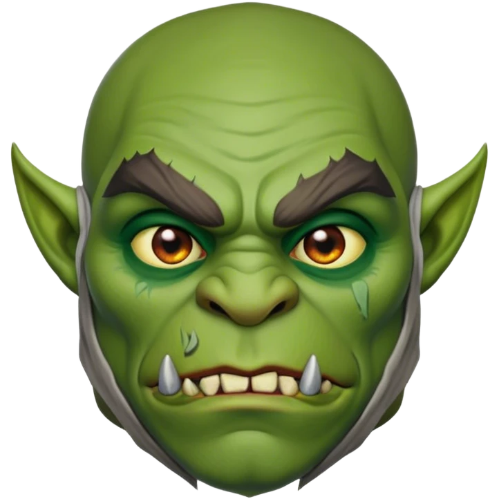 dnd orc wearing cloth emoji