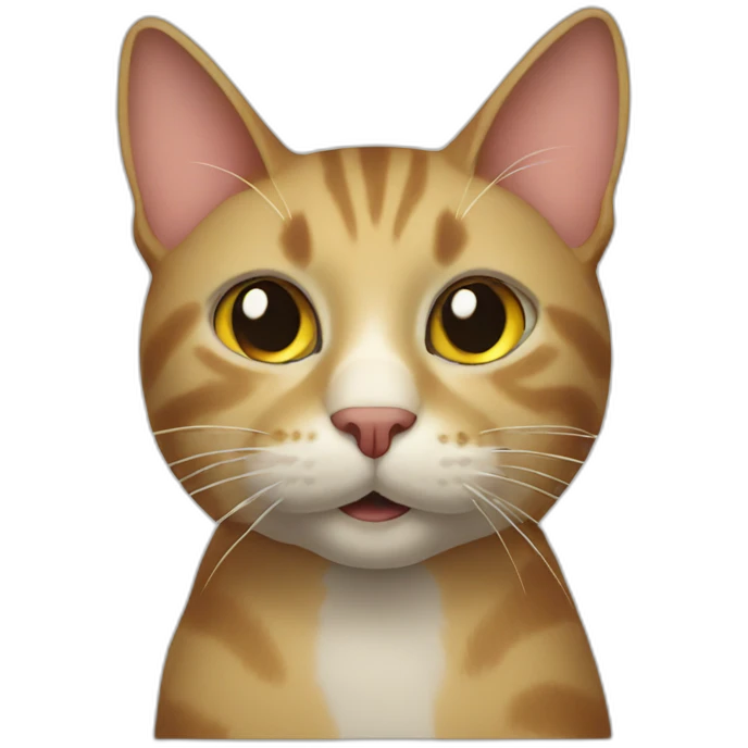 Cat beer emoji