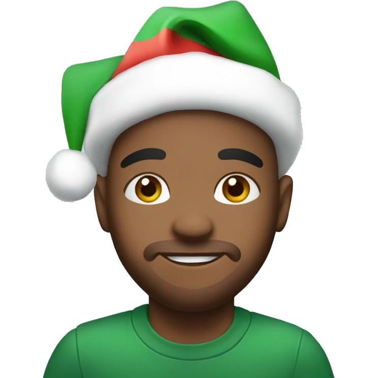 cute christmas vibe emoji