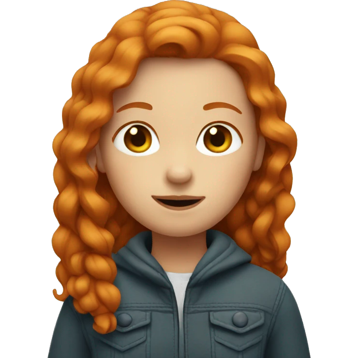 ginger girl emoji