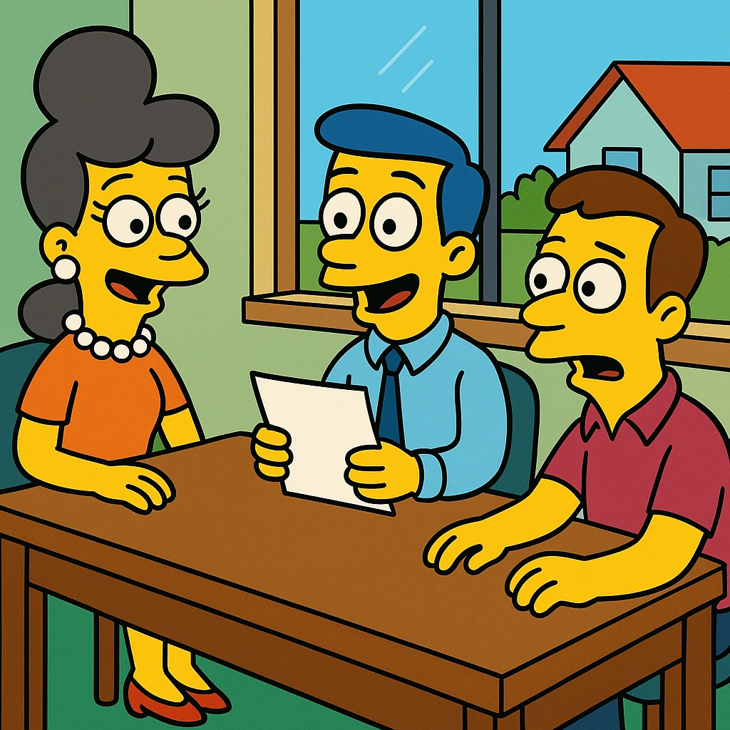 The company held interviews with prospective employees. 3 persons in office. Employee interview emoji