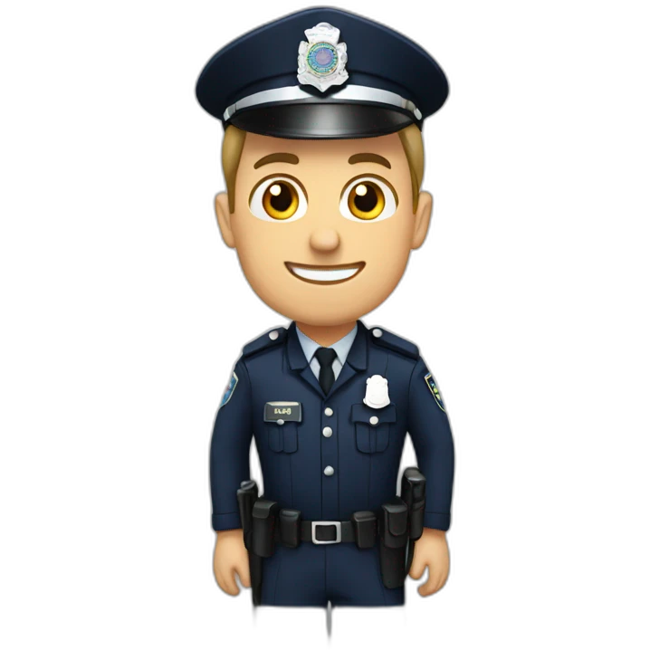 police officer uk emoji