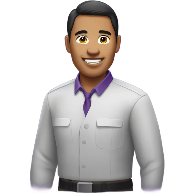 Asian man working at Taco Bell  emoji