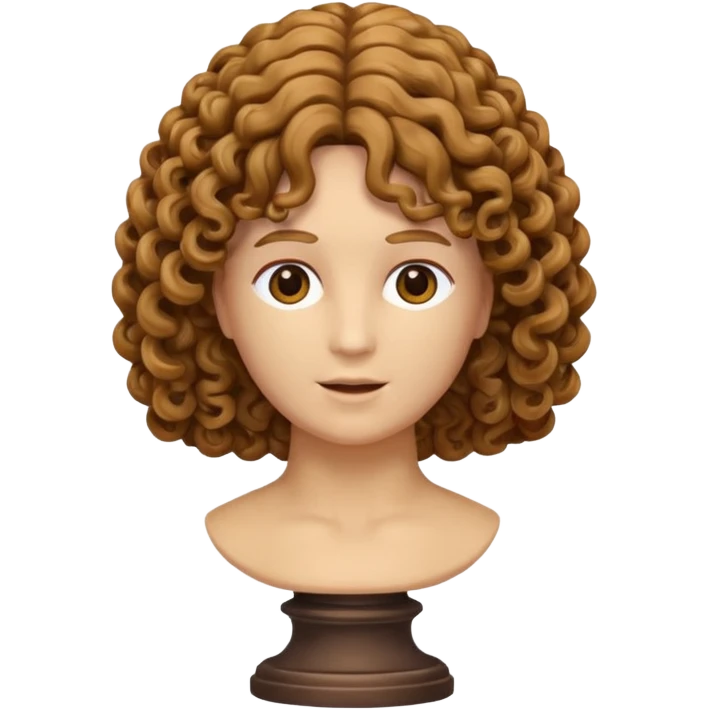 wig on statue emoji