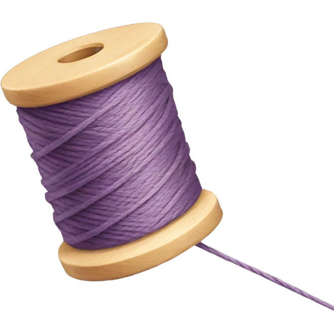 angled spool of thread emoji