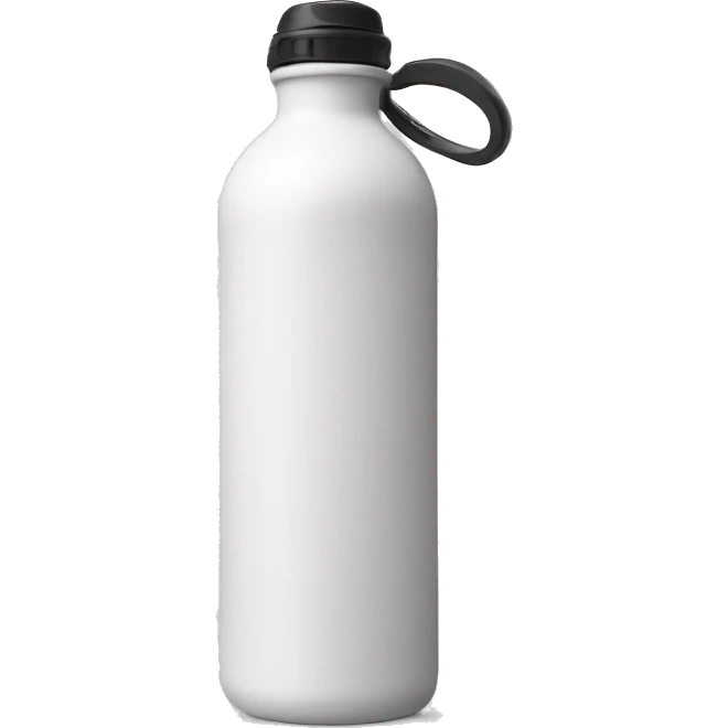 white water bottle with handle on top emoji