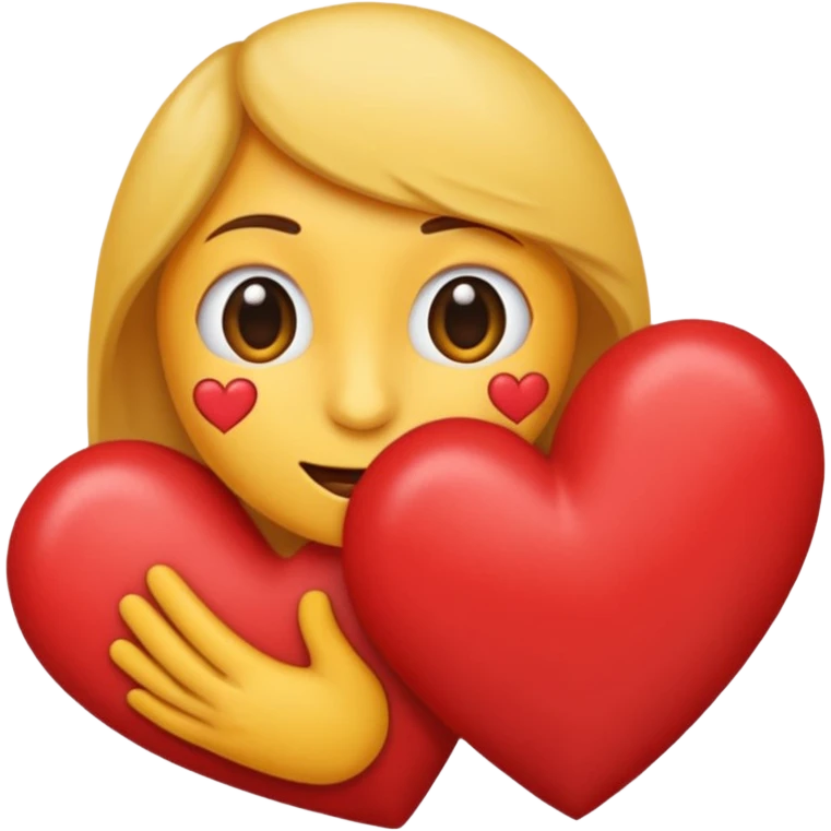un emoji tosiendo corazones por la boca emoji