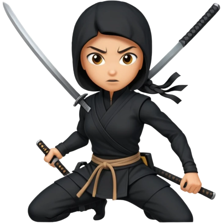 ninja woman chaos coordinator emoji
