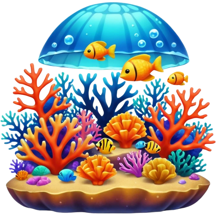 Coral Reef Treasure emoji