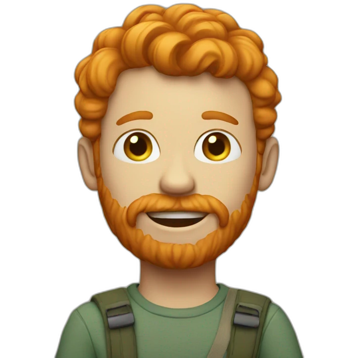 Ginger in a trip emoji