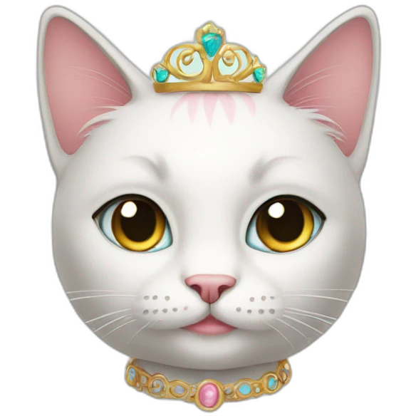 Princess cat emoji
