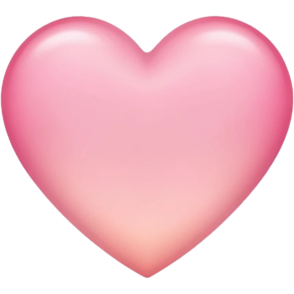 heart with a soft pastel gradient emoji