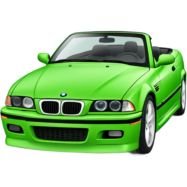 E36 m3 green convertible  emoji