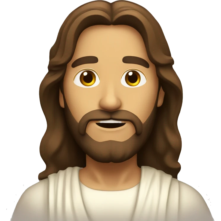 Jesucristo andando  emoji