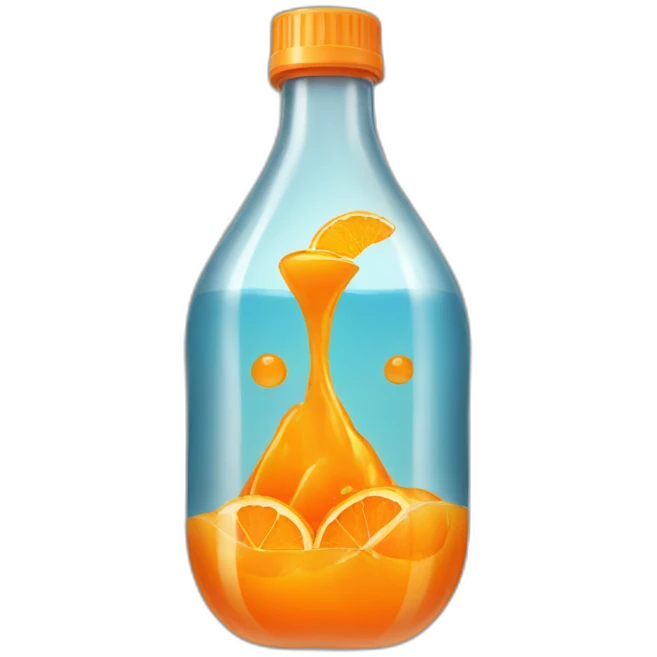 liquid orange emoji