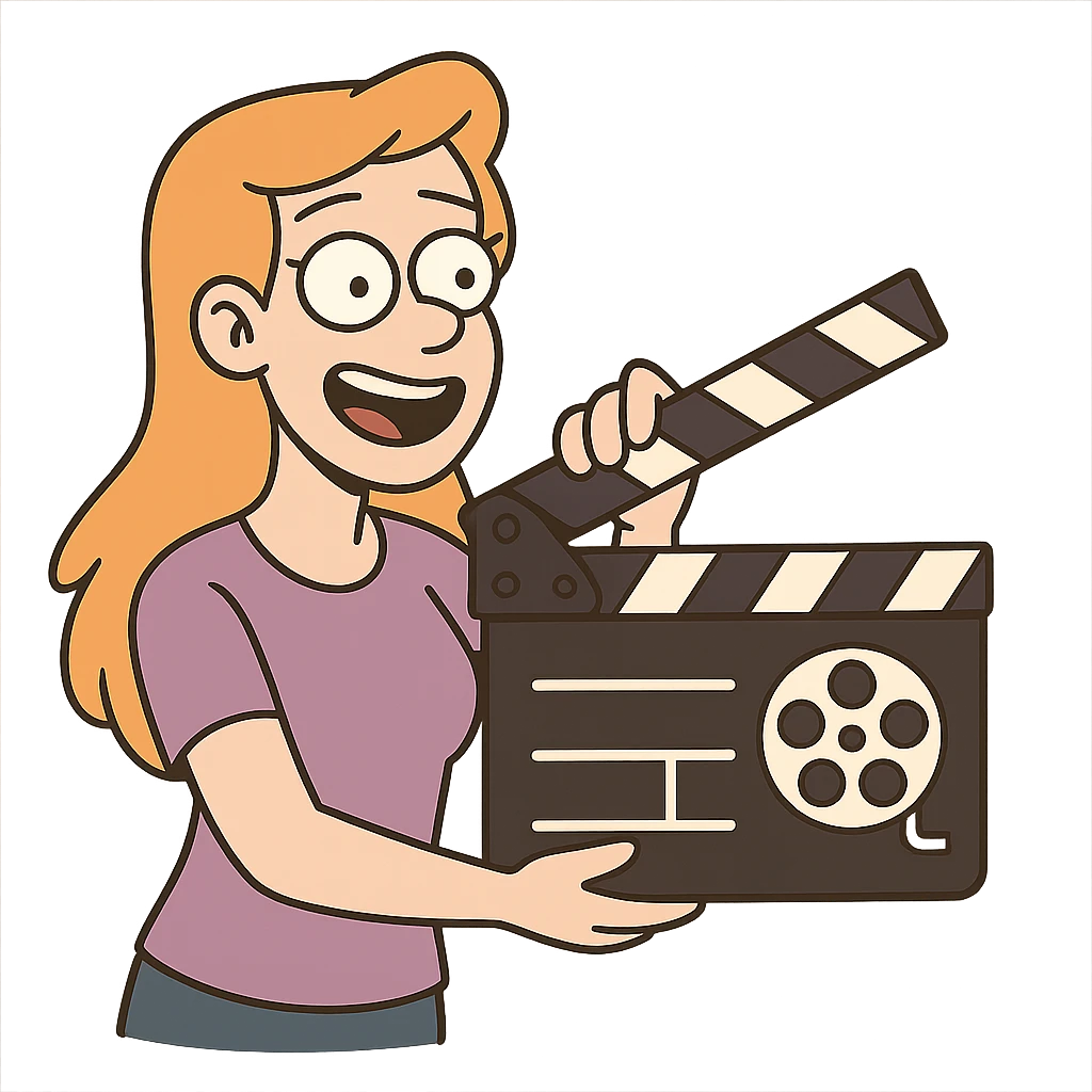 icon representing film genre emoji
