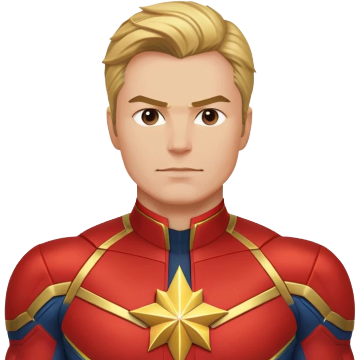 Captain Marvel superhero emoji