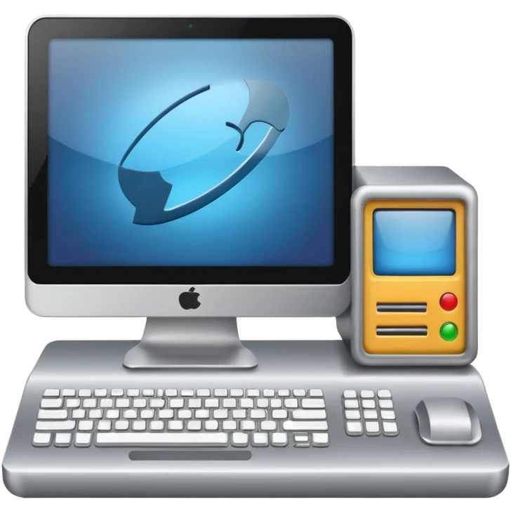 computer with computer unit emoji
