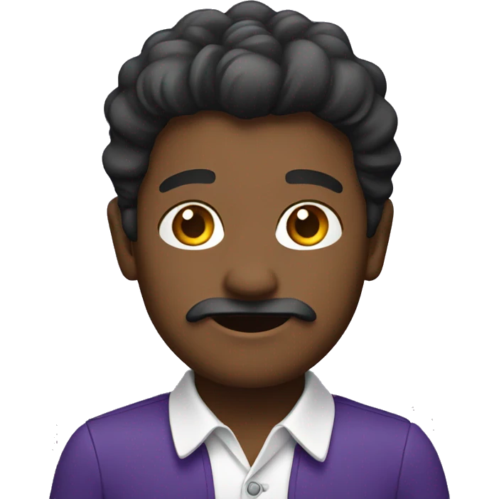 purple background emoji