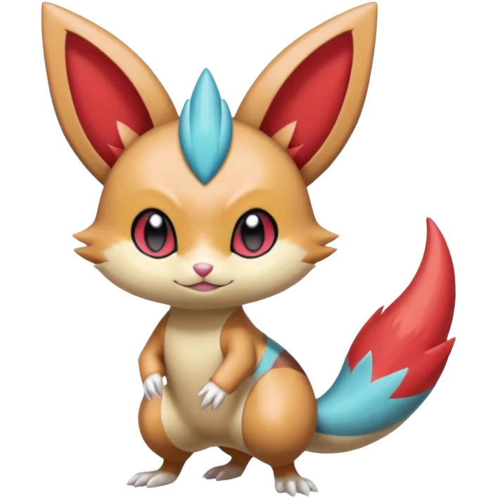 Sneasel-Furret-Meloetta-Victini-fusion emoji
