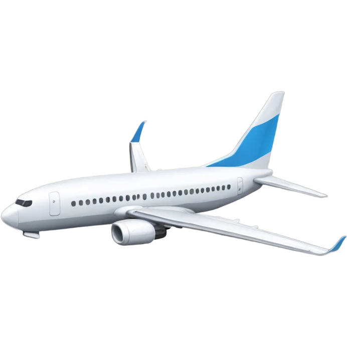 Boeing 737 flying  emoji
