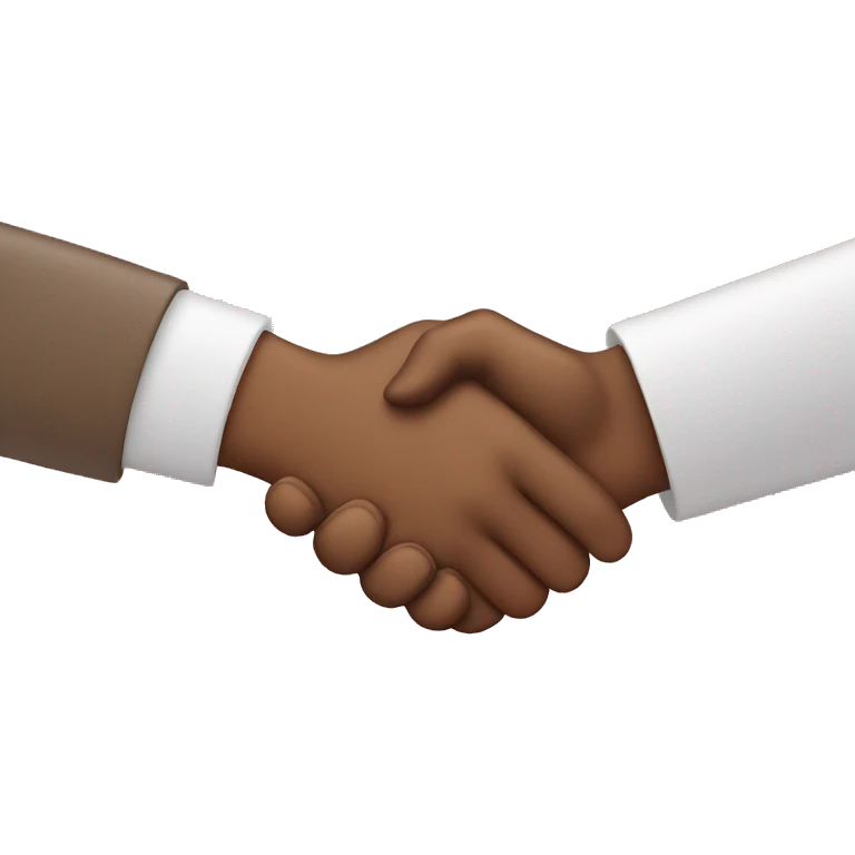 handshake with skin color pink emoji