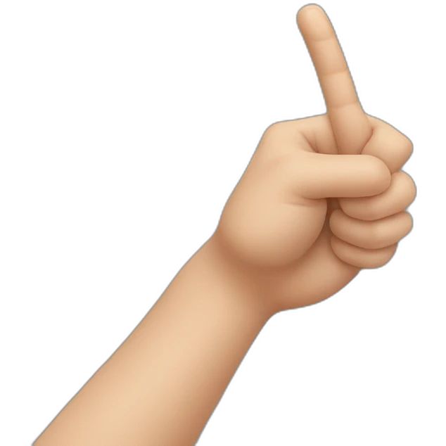 arm forefinger emoji