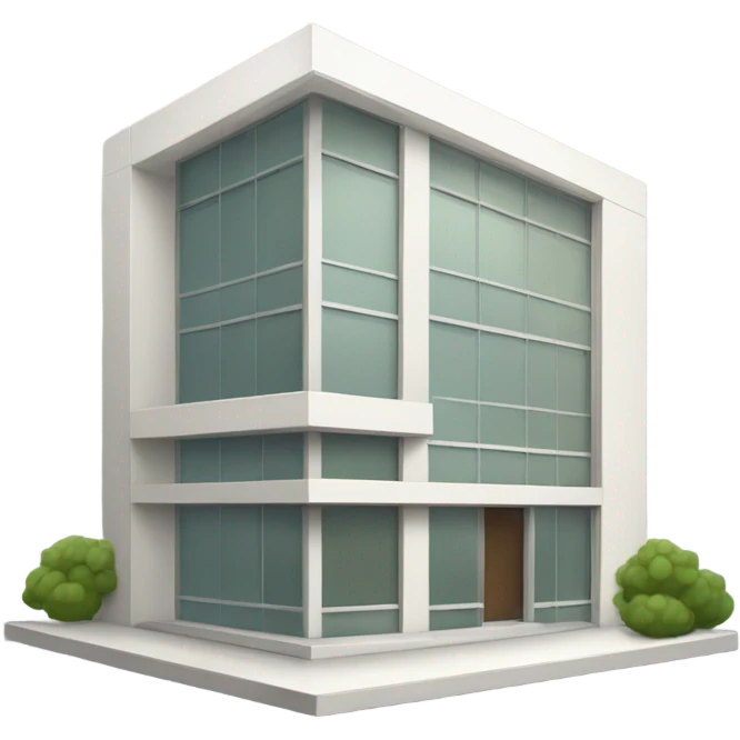 modern small building emoji