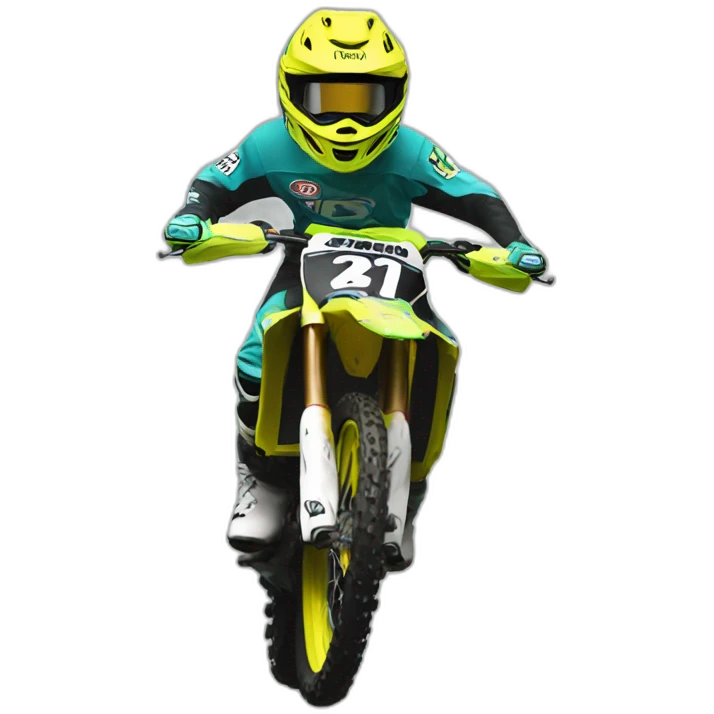 Hakimi player off motocross emoji