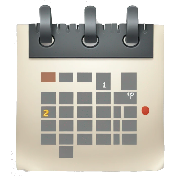 calendar emoji