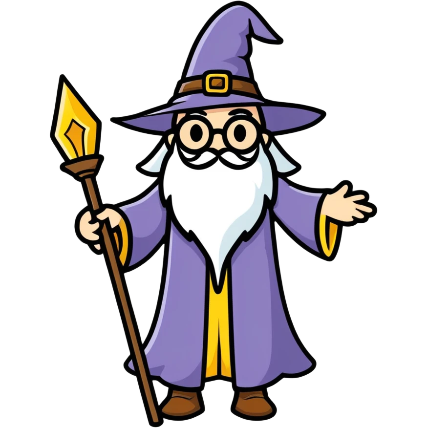Me as a wizard emoji