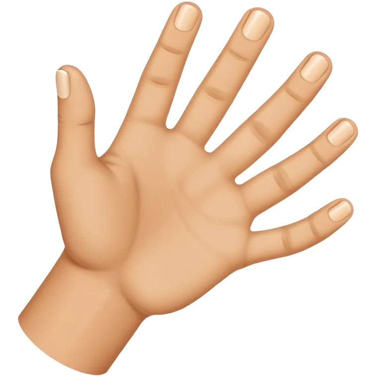 Medium tone hand with index, ring , and thumbs out emoji