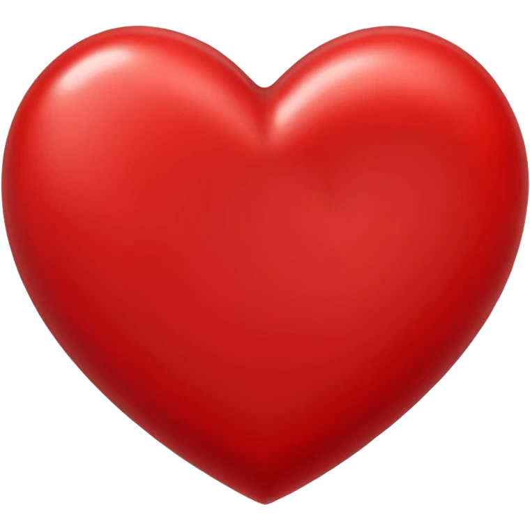 Un corazón grande rojo con la letra" J" en mayúscula en el centro  emoji