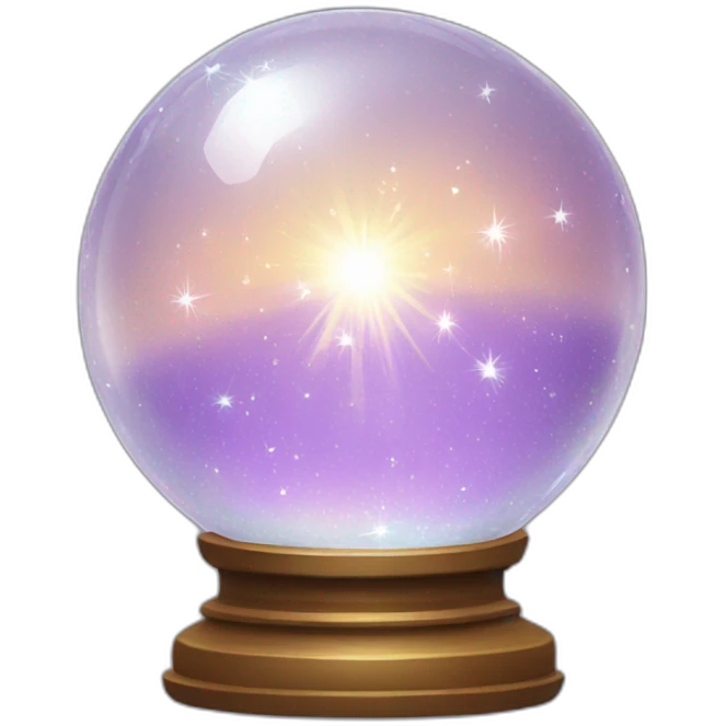 crystal ball sparkles emoji