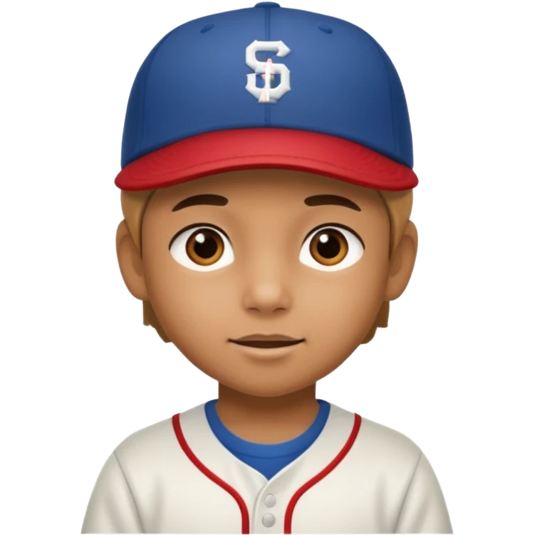 child with baseball hat emoji