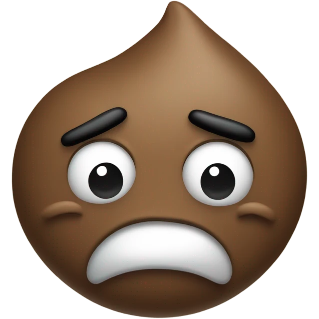 Angry poop emoji