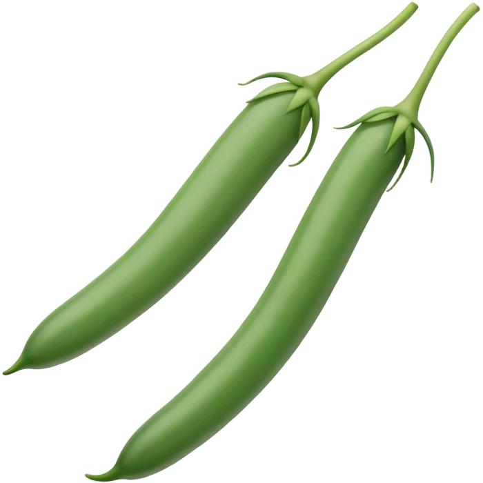 Haricot vert long emoji