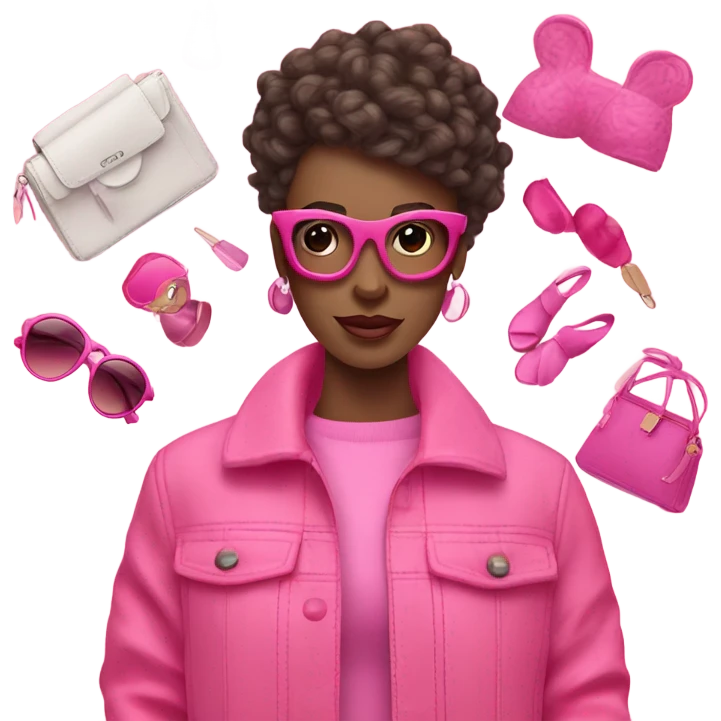 Pink lover emoji