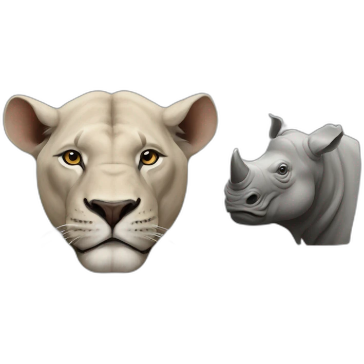 Lion Rhino emoji