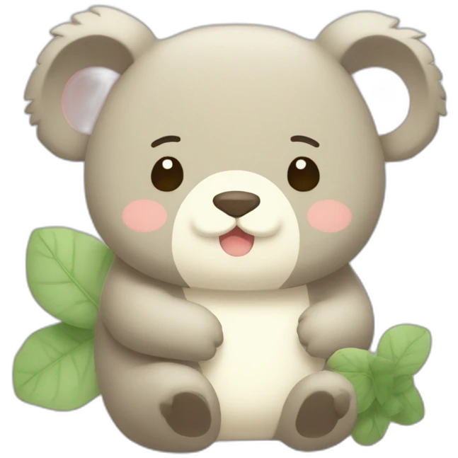 Sumikko gurashi with koala emoji