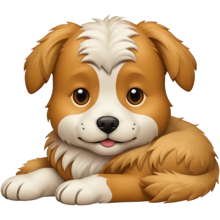A dog dead emoji