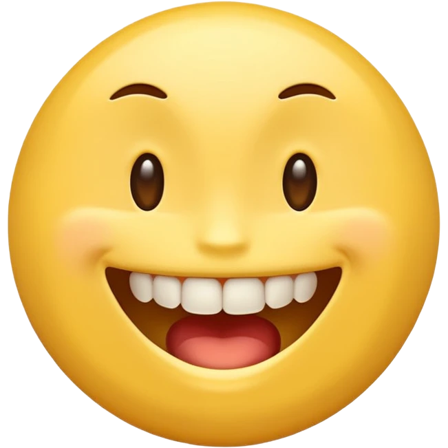 smiling emoji with a missing tooth emoji
