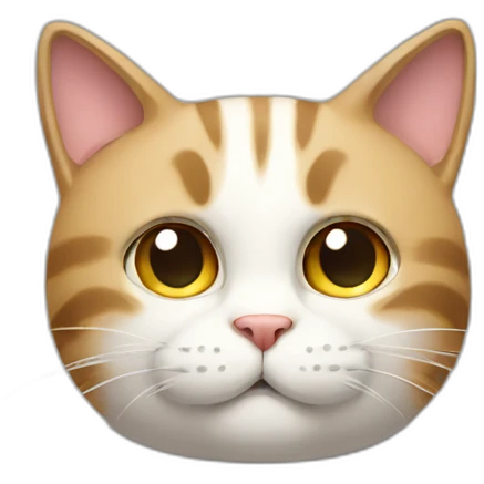 Thinking cat emoji