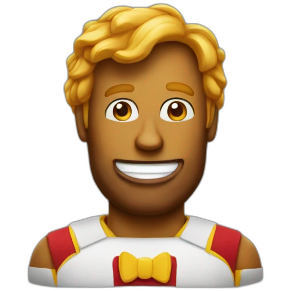 ronald-mc-donald emoji