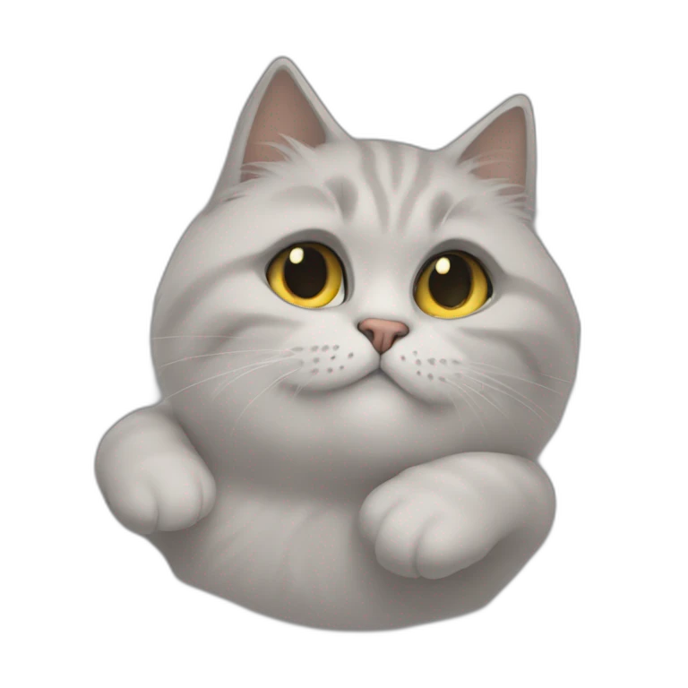 Chat dans des bras emoji