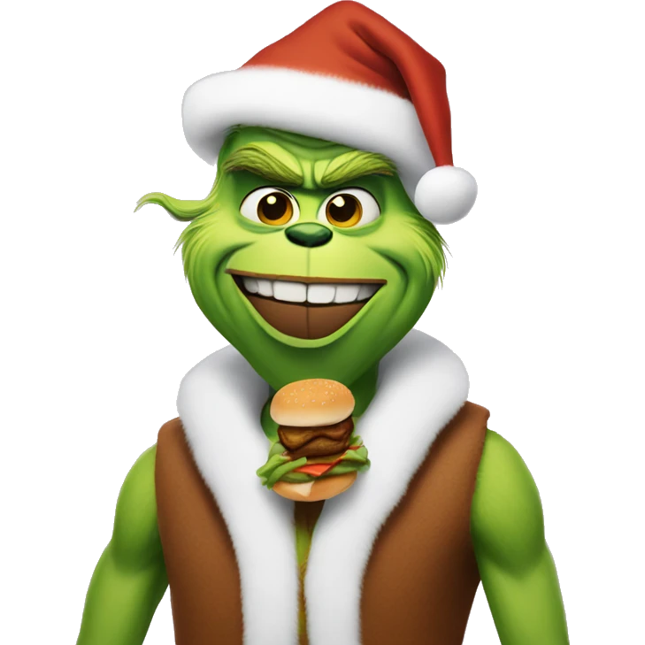 Grinch with McRib  emoji