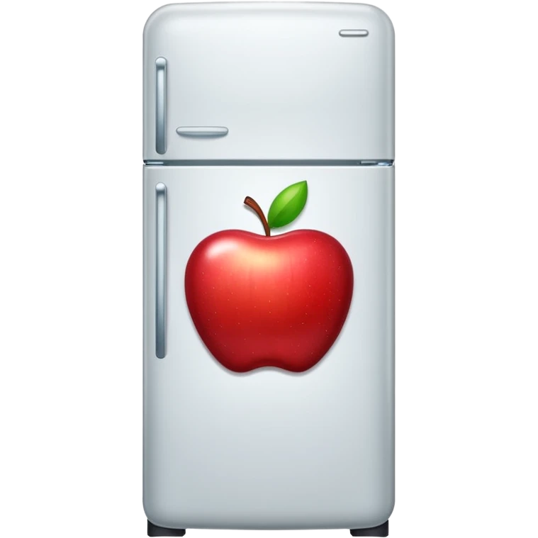 refrigerator emoji in style of aple emoji