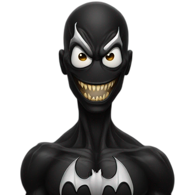 Black venom emoji