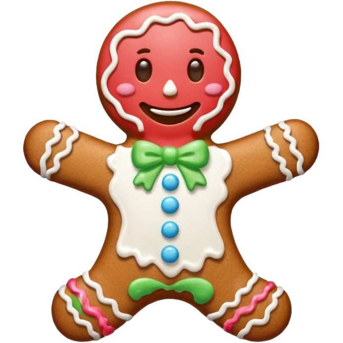 Gingerbread man  emoji